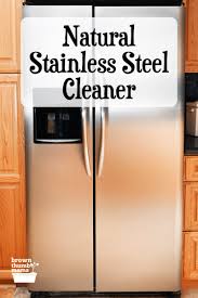 natural stainless steel cleaner brown