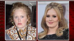 adele bares makeup free face