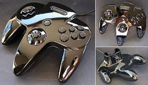 Released by nintendo in late 1996 in japan and north america, and 1997 in europe, it features ten buttons, one digital control stick and a directional pad, all laid out in a m shape. This Custom Nintendo 64 Controller Is Perfect For Metal Mario Video Games Video Game Memes Pokemon Go