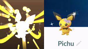 Pichu is a electric type pokemon. Hatching Shiny Flower Crown Pichu In Pokemon Go Easter Eggstravaganza Event Youtube