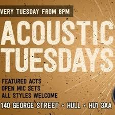 See the summer well festival: Acoustic Tuesday 1st June The Start Of Summer Service Station Hull Tue 1st June