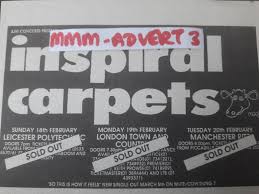 inspiral carpets tour 1991 1989 1990