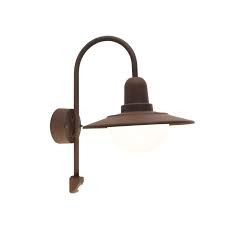 Vintage Outdoor Wall Lamp Brown Ip44