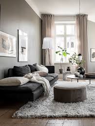 cool grey home with warm beige accents