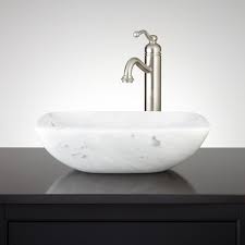 These nickel bathroom shelf are exciting discoveries designed for your every need. Curved Rectangle Angle Rim Carrara Marble Vessel Sink Bathroom Sinks Sinks