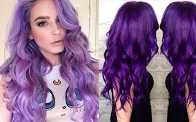 Black and white two tone colored hair. How To Dye Hair Purple From Blonde Black And Brown Style Easily