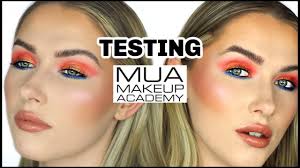 full face testing mua cosmetics review