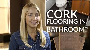 cork bathroom flooring with