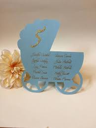 Baby Shower Seating Chart Baby Shower Place Cards Baby