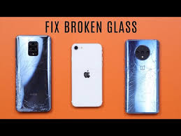 Broken Display Back Glass Panel