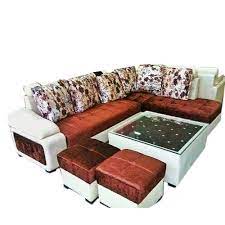 6 seater wooden sofa set at rs 25000