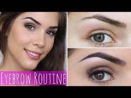 updated eyebrow routine how to fill