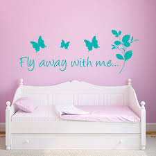 Erfly Sayings Wall Decal Fly Away