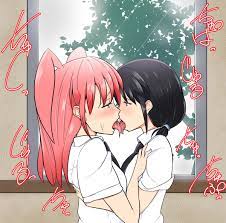 Yuri tongue kiss