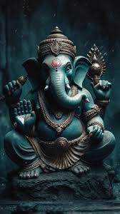 a beautiful ganesha statue for mobile