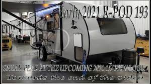 The r•pod is a perfect example of form follows function, with its unique shape and construction! 2021 R Pod 193 Bunkhouse Murphy Bed Forestriver Trailer Couchs Rv Nation Small Rv Walkthrough Tour Youtube