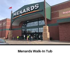 menards walk in tub info and s