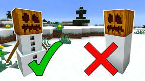 How to Make a Snow Golem in Minecraft (All Versions) - YouTube