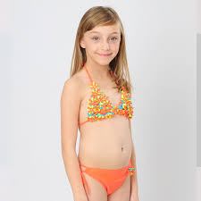 2015 Summer Girl Bikini Floral Bathing Suit Baby Girls