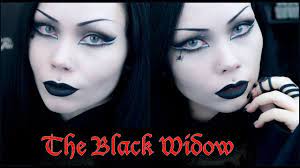 black widow inspired makeup tutorial