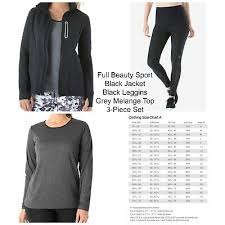 Womens Size 14 16 M Set Includes Jacket Leggings Top Retail 149 97 Ebay