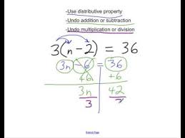 Two Step Equations With Distributive