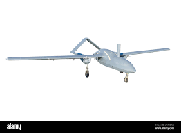 military combat uav drone isolated on