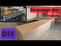 Basement Bar Framing