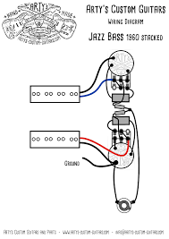 Single volume and tone controls for wiring guitar wiring at its simplest—one volume and one tone. Arty S Custom Guitars Vintage Pre Wired Prewired Kit Wiring Assembly Harness Arty Jazz Bass 1960 1962 Stacked Pots 3 Hole J Custom Guitars J Bass Guitar Kits