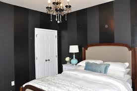 Striped Room Gray Painted Walls