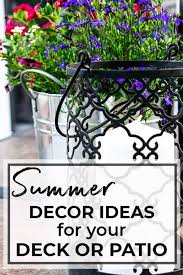 Ideas For Summer Deck Decorating