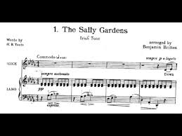 britten the sally garden piano