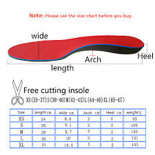 Silicone Gel Insoles Orthotic Flat Feet Arch Support Shoe