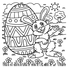 100 000 easter bunny coloring pages