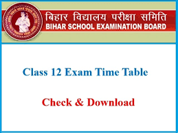 Bihar board 12th result 2020: Out Bihar Board Class 12 Exam Time Table 2021 Revised Bseb 12th Routine 2021 Biharboardonline Bihar Gov In