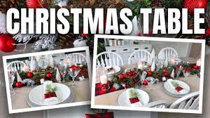 christmas table decoration ideas how
