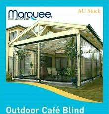 Heavy Duty Pvc Cafe Style Outdoor Blind