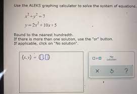 Aleks Graphing Calculator To Solve