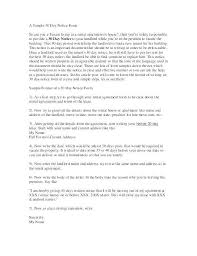 Free Letter Breaking A Lease Moving Notice Example Company Sample