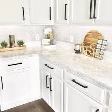 Gray White Marble Thick Kitchen Decor