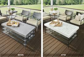 Patio Furniture Spray Paint Makeover