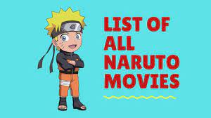 List Of All Naruto Movies » Anime India
