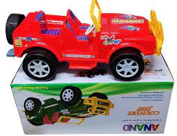 anand red country jeep toys for