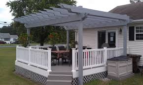 Our rafters do not require painting as we make them by folding and laminating four panels of ¾ pvc. Pergola Rafter Tails Diy Home Improvement Forum