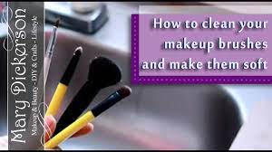 how to clean your makeup brushes and