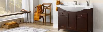While most bathroom vanities measure around 17 inches to 24 inches deep, the standard bathroom vanity depth is 21 inches. Narrow Bathroom Vanities A Simple Solution For A Small Bathroom