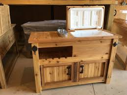 Rustic Wooden Cooler Cabinet Is Great