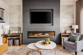Electric Fireplace Ideas With A Tv Above