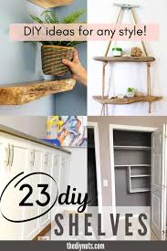 Diy crafting is one thing, but wall installations are an entirely different level of omg, not happening. 30 Epic Diy Shelves For Any Home Decor Style The Diy Nuts