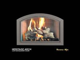 Heritage Arch Fireplace Glass Doors